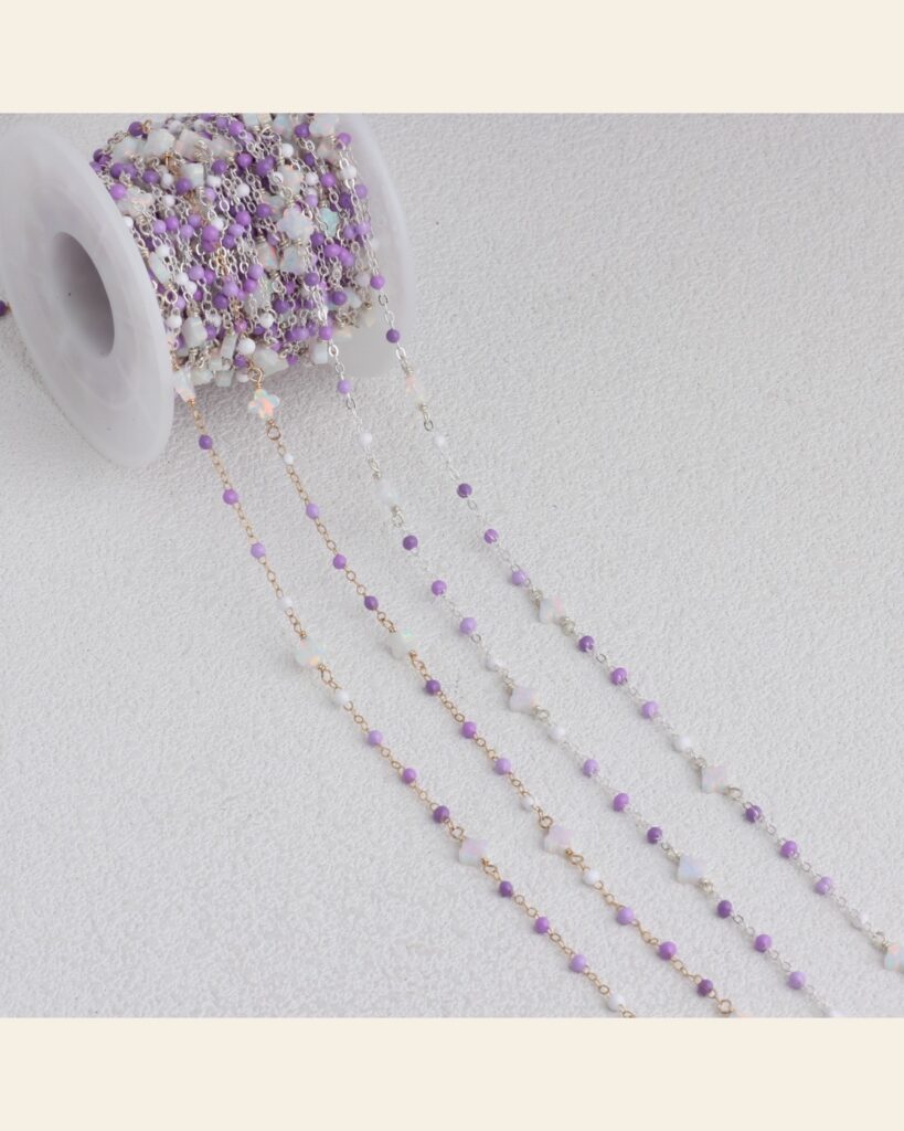 Iridescent Clover Chain