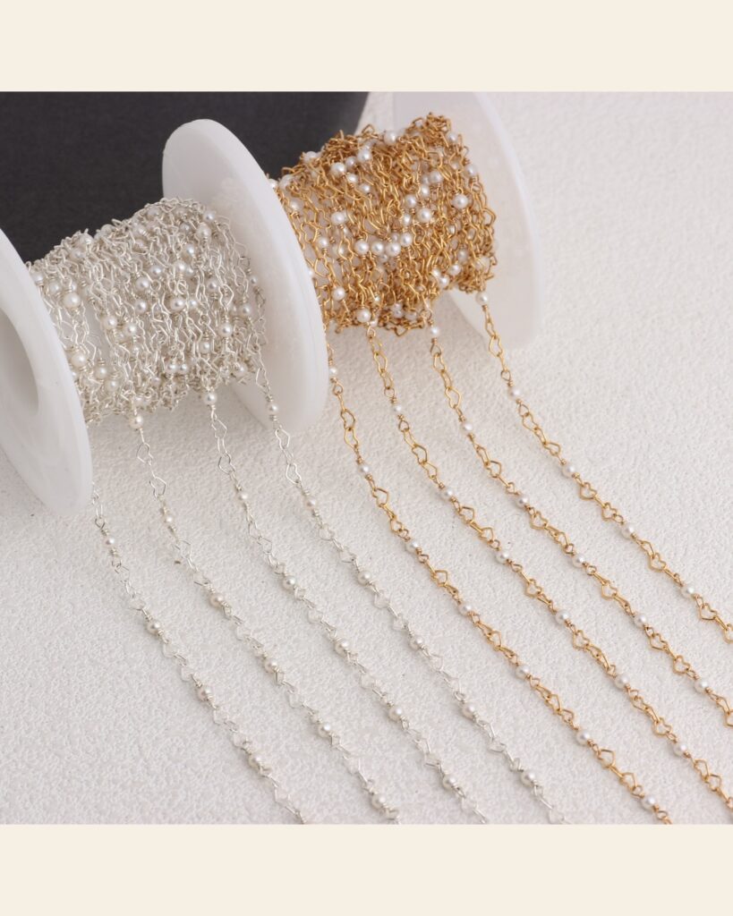 Pearl Heart Chain