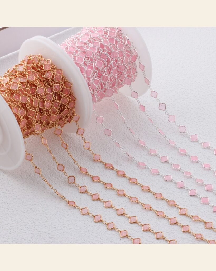 Pink Clover Chain