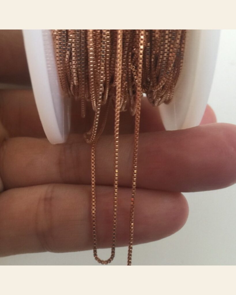 Rose Gold Box Chain