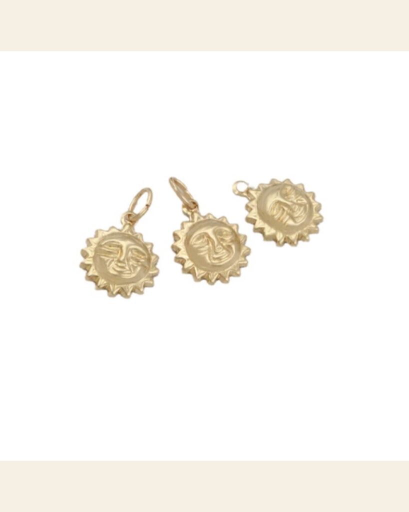 Sun Face Charm