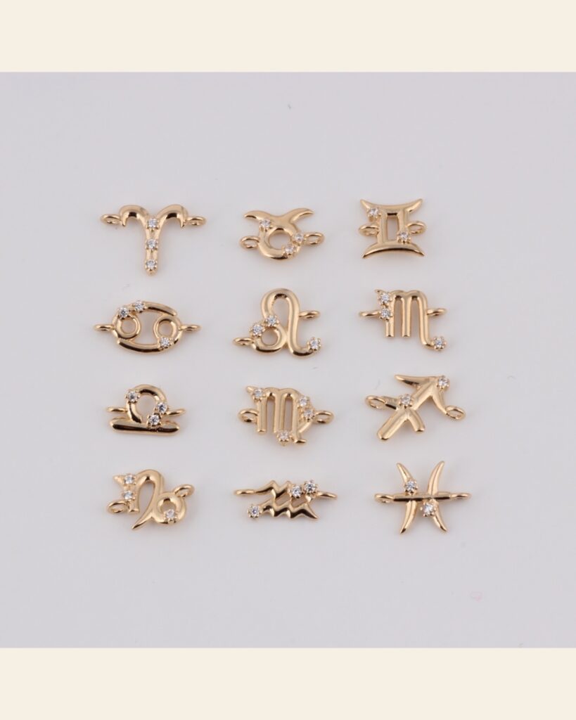 Zodiac Constellation Charm