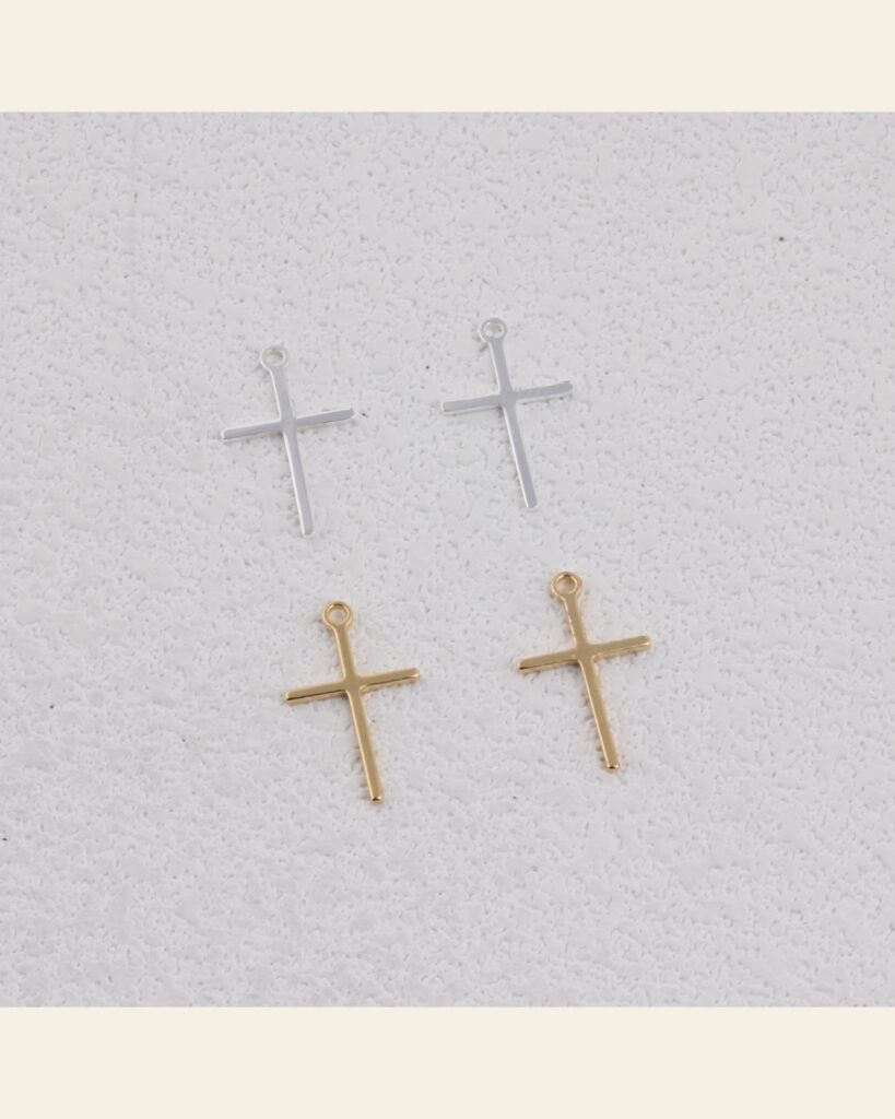 Minimalist Cross Charm