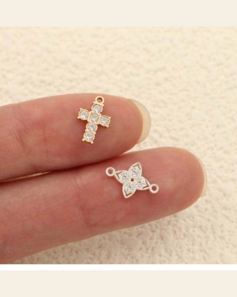 Clover & Cross Stone Connectors