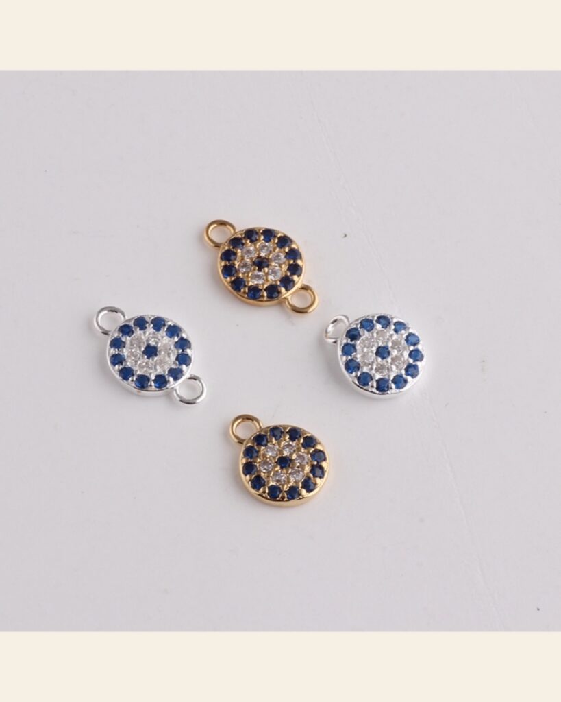 Blue Eye Stone Connector